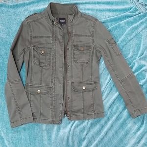 KENSIE army green denim jacket